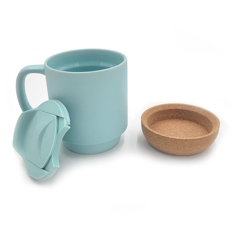 Hrnček s korkovým podstavcom detail 1