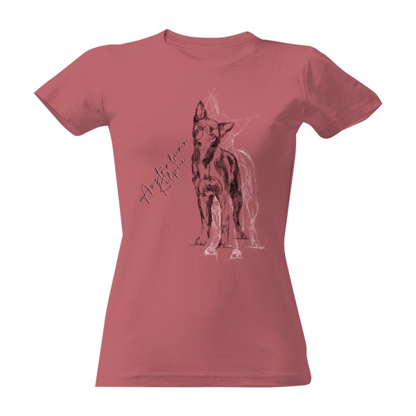 Tričko s potiskem Australian Kelpie