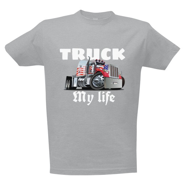 Tričko s potiskem Trucker 1